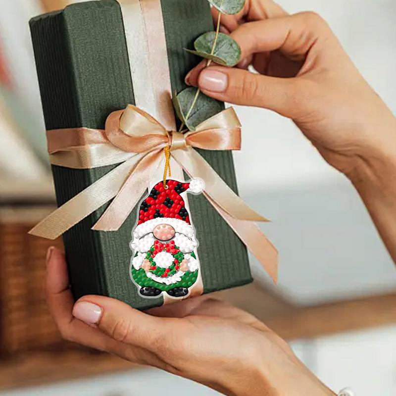 Christmas Art Painting Pendant - đánh giá và giá Resin Art A Keychain