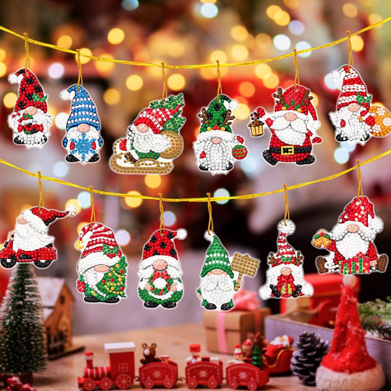 Christmas Art Painting Pendant - đánh giá và giá Resin Art A Keychain