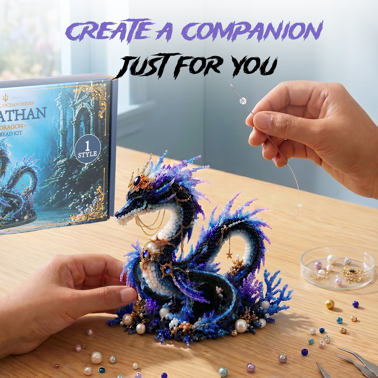 DIY 3D Bead Kit Mini Beaded Or - đánh giá và giá Resin Art A Keychain