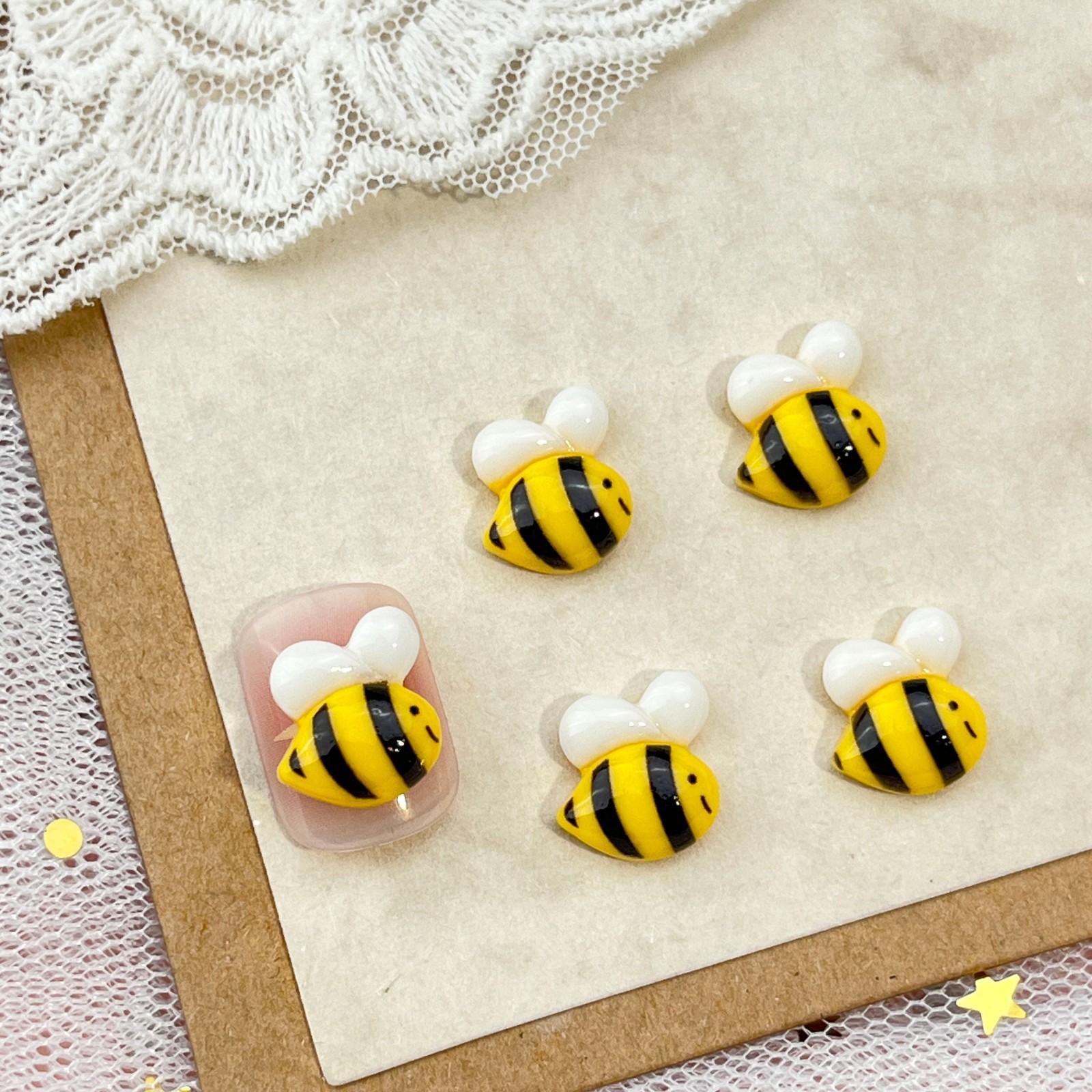 100pcs Realistic 5-Petal Bee&H - đánh giá và giá Resin Art Workshop