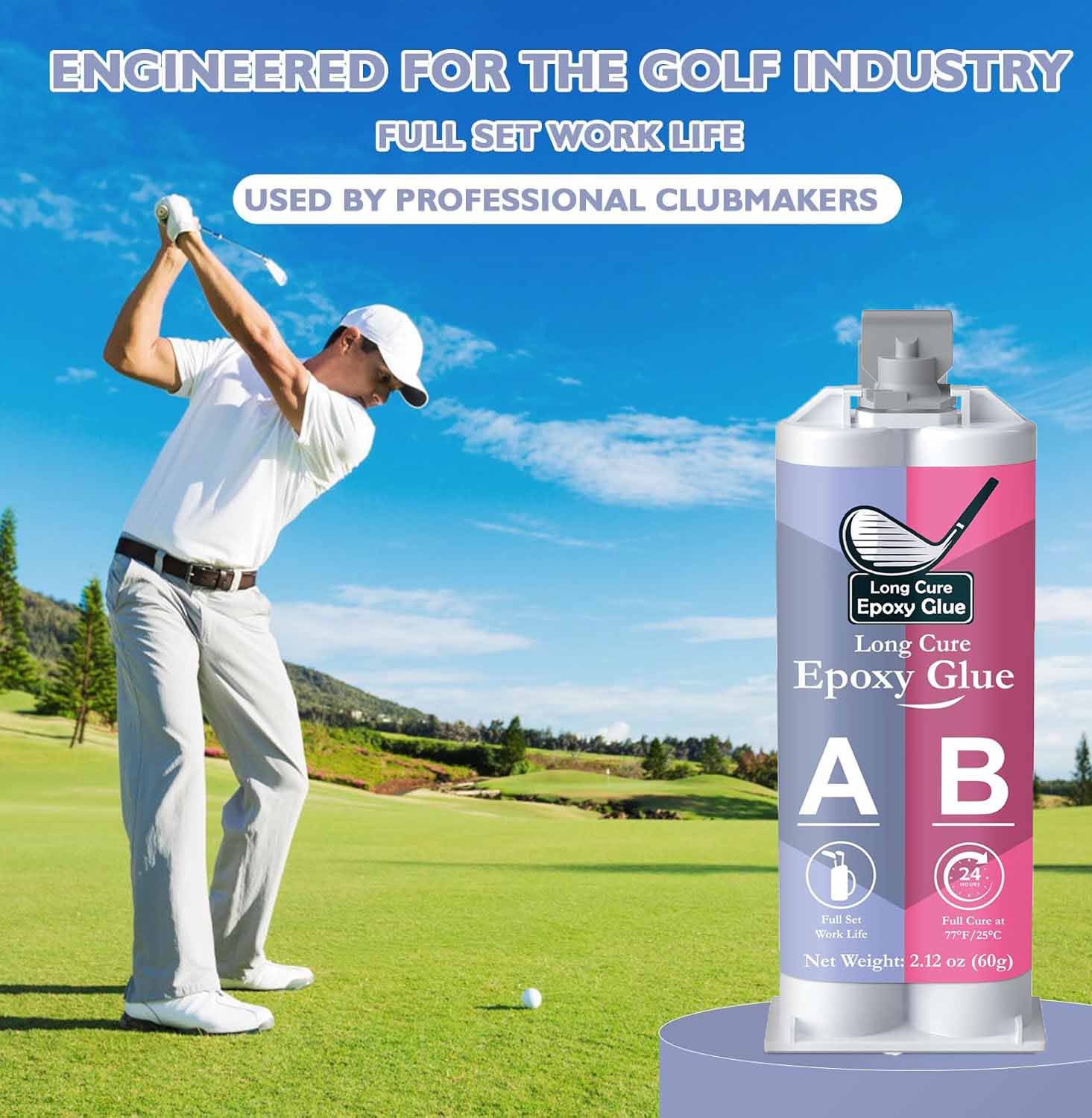 Long Cure Epoxy Glue for Golf  - đánh giá và giá Epoxy Resin Ab