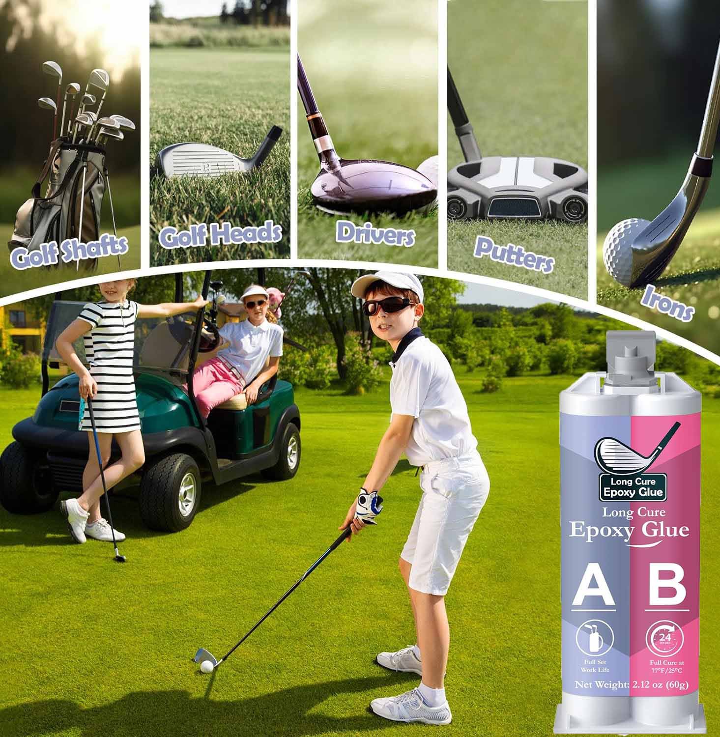 Long Cure Epoxy Glue for Golf  - đánh giá và giá Epoxy Resin Ab