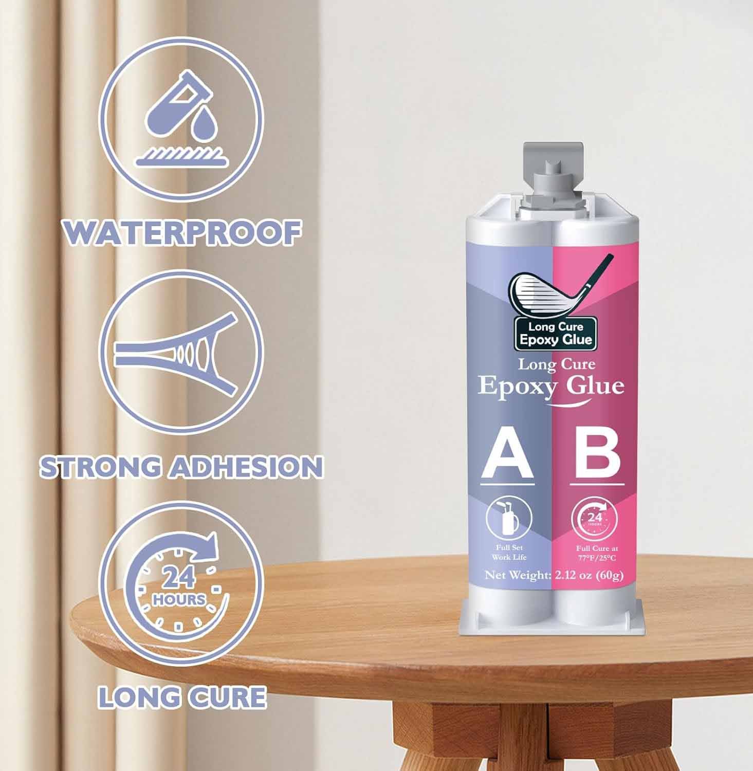 Long Cure Epoxy Glue for Golf  - đánh giá và giá Epoxy Resin Ab