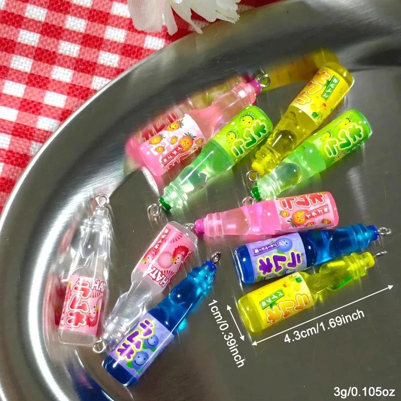 10Pcs Tiny Soda Bottle Resin C - đánh giá và giá Resin Art Pendant