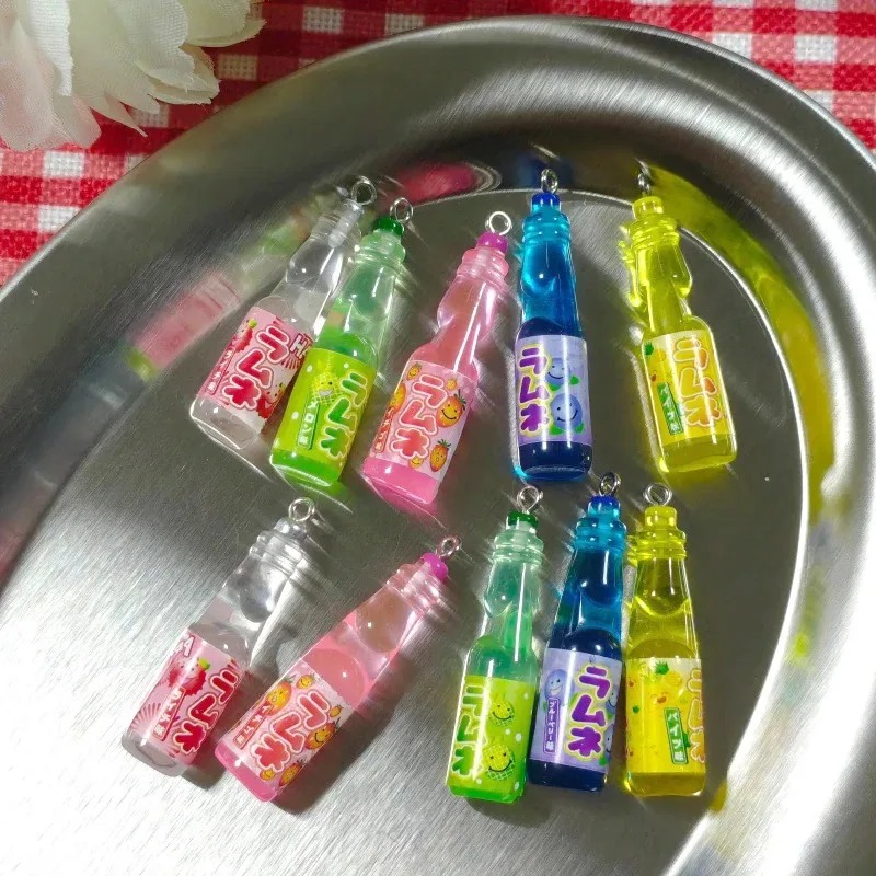 10Pcs Tiny Soda Bottle Resin C - đánh giá và giá Resin Art Pendant