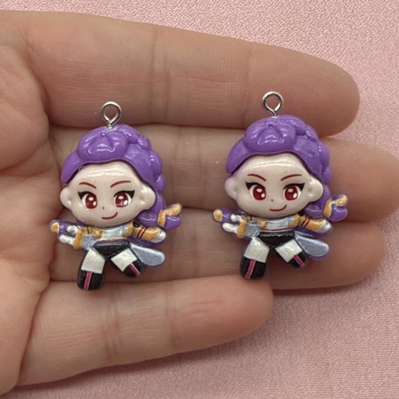 10pcs resin cartoon pendant, D - đánh giá và giá Resin Art Pendant