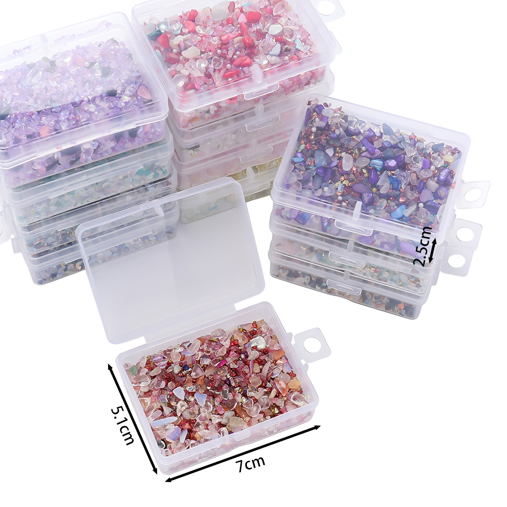 50g/Box Mixed Glass Crystal Cr - đánh giá và giá Resin Art Workshop