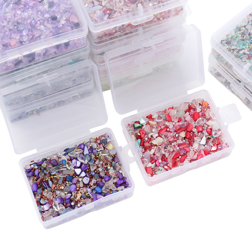 50g/Box Mixed Glass Crystal Cr - đánh giá và giá Resin Art Workshop