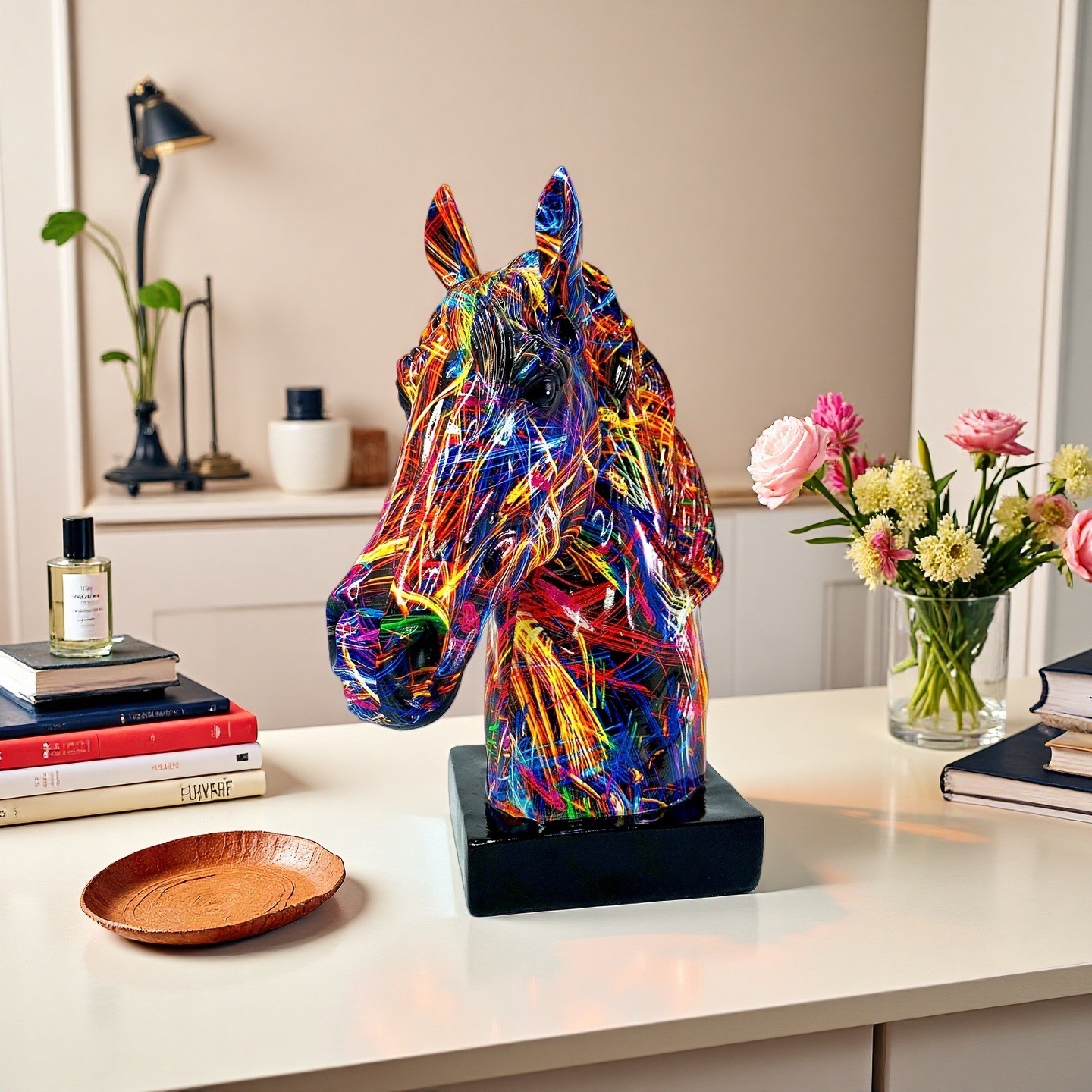 Creative Resin  Horse Head Orn - đánh giá và giá Resin Art And Decor