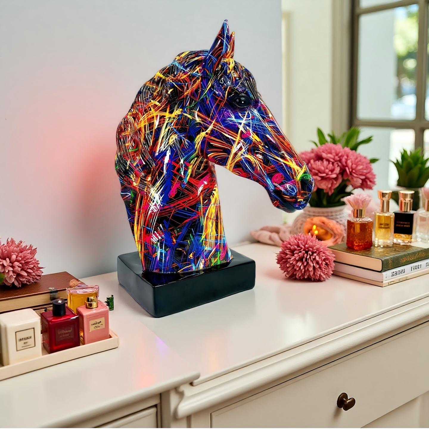 Creative Resin  Horse Head Orn - đánh giá và giá Resin Art And Decor