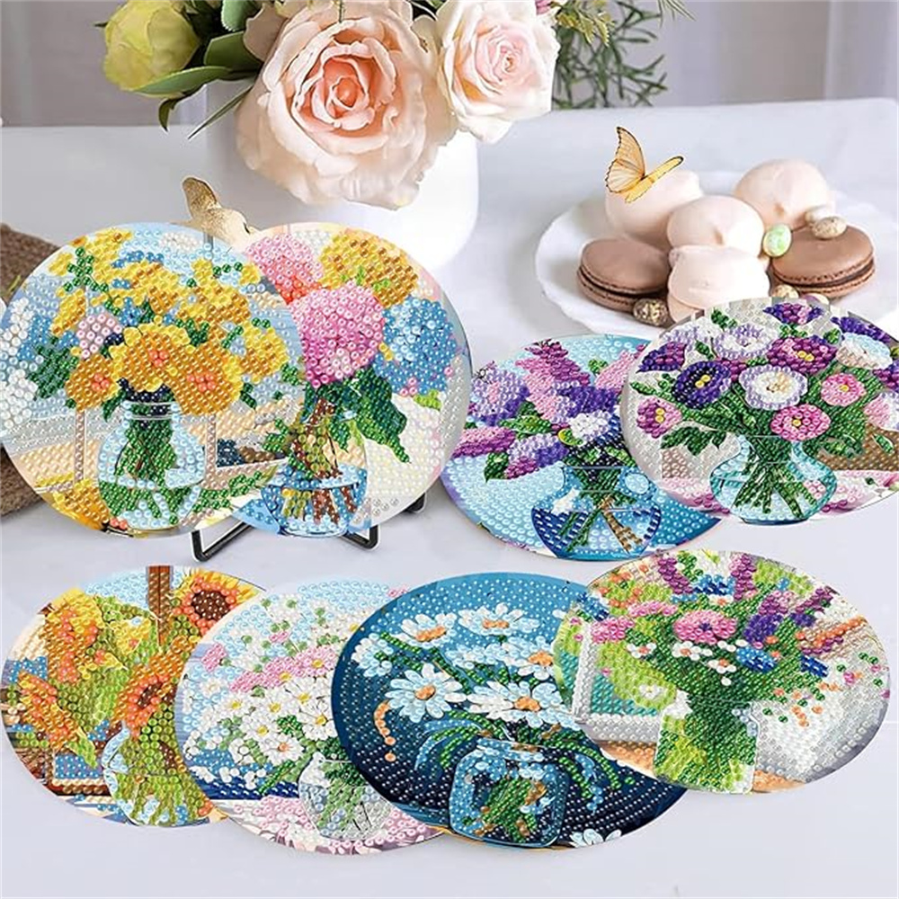 8-Piece Set of Diamond Paintin - đánh giá và giá Resin Art Canvas