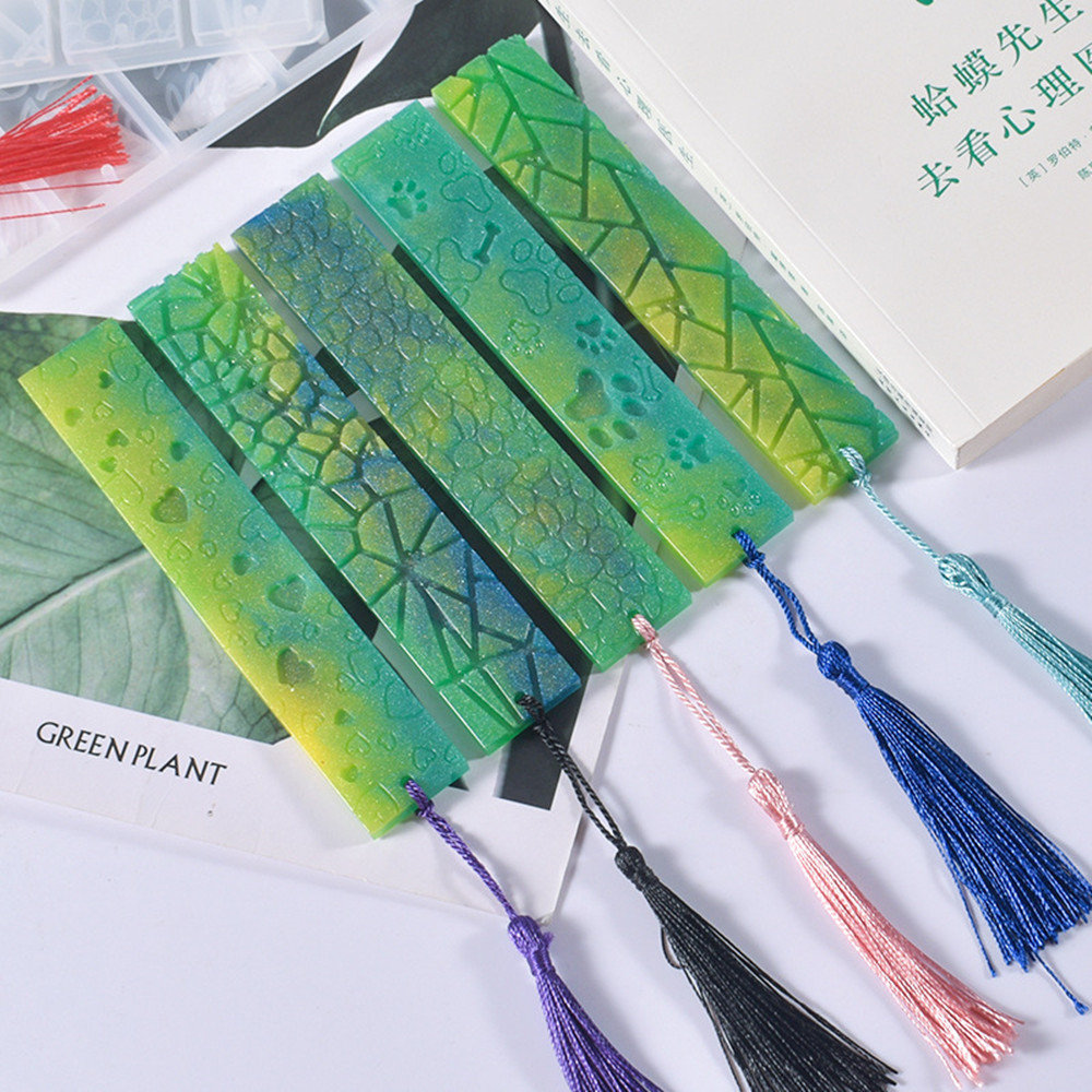 DIY Crystal Epoxy Resin Mold L - đánh giá và giá Resin Art Bookmark