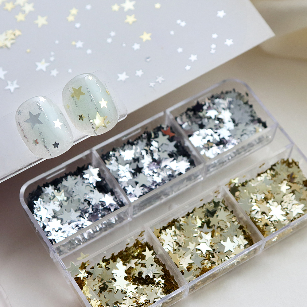 1-5MM Holographic Stars Glitte - đánh giá và giá Resin Art A Keychain