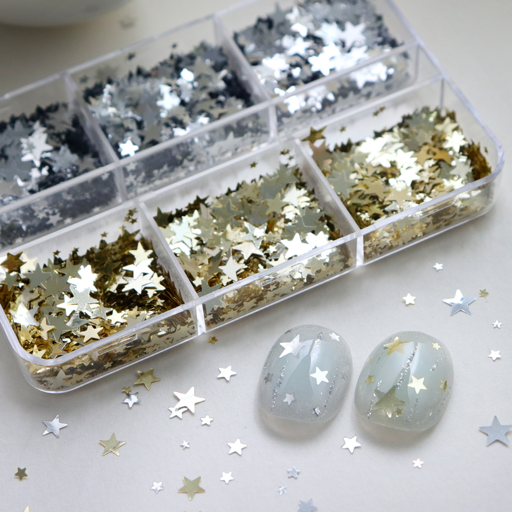 1-5MM Holographic Stars Glitte - đánh giá và giá Resin Art A Keychain