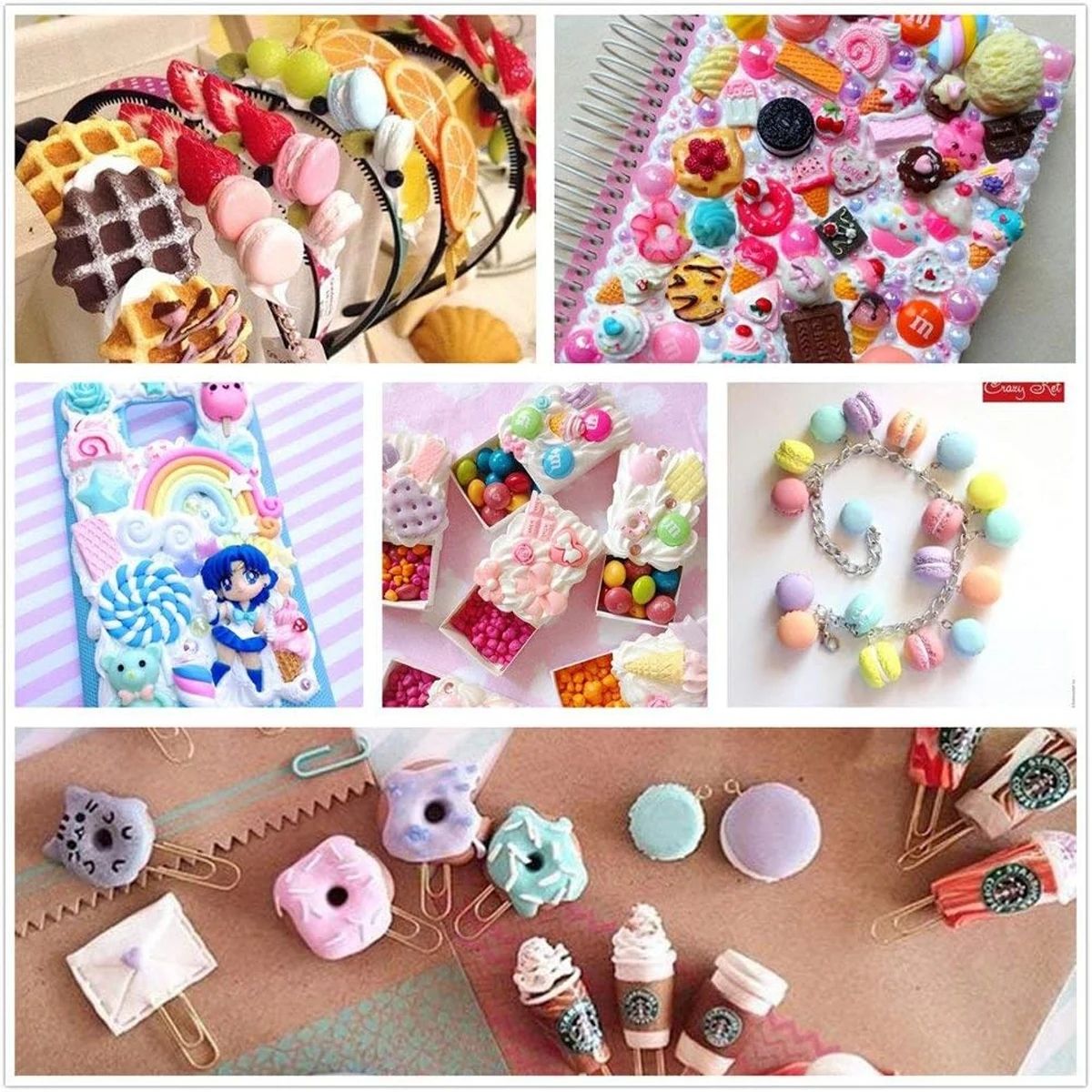 30pcs Random Candy Slime Charm - đánh giá và giá Resin Art And Craft