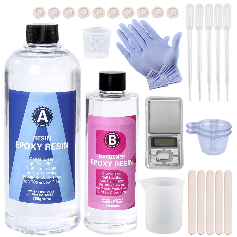 Epoxy Resin Kit Crystal Clear  - đánh giá và giá Epoxy Resin Ab