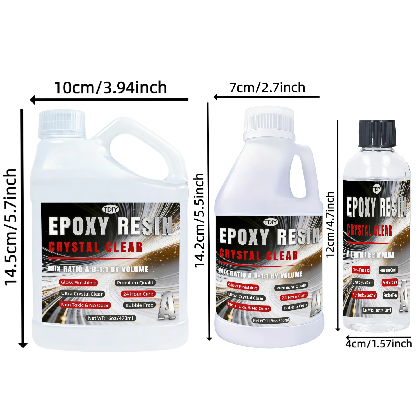 1:1 Crystal Clear Epoxy Resin  - đánh giá và giá Resin Art And Jewelry