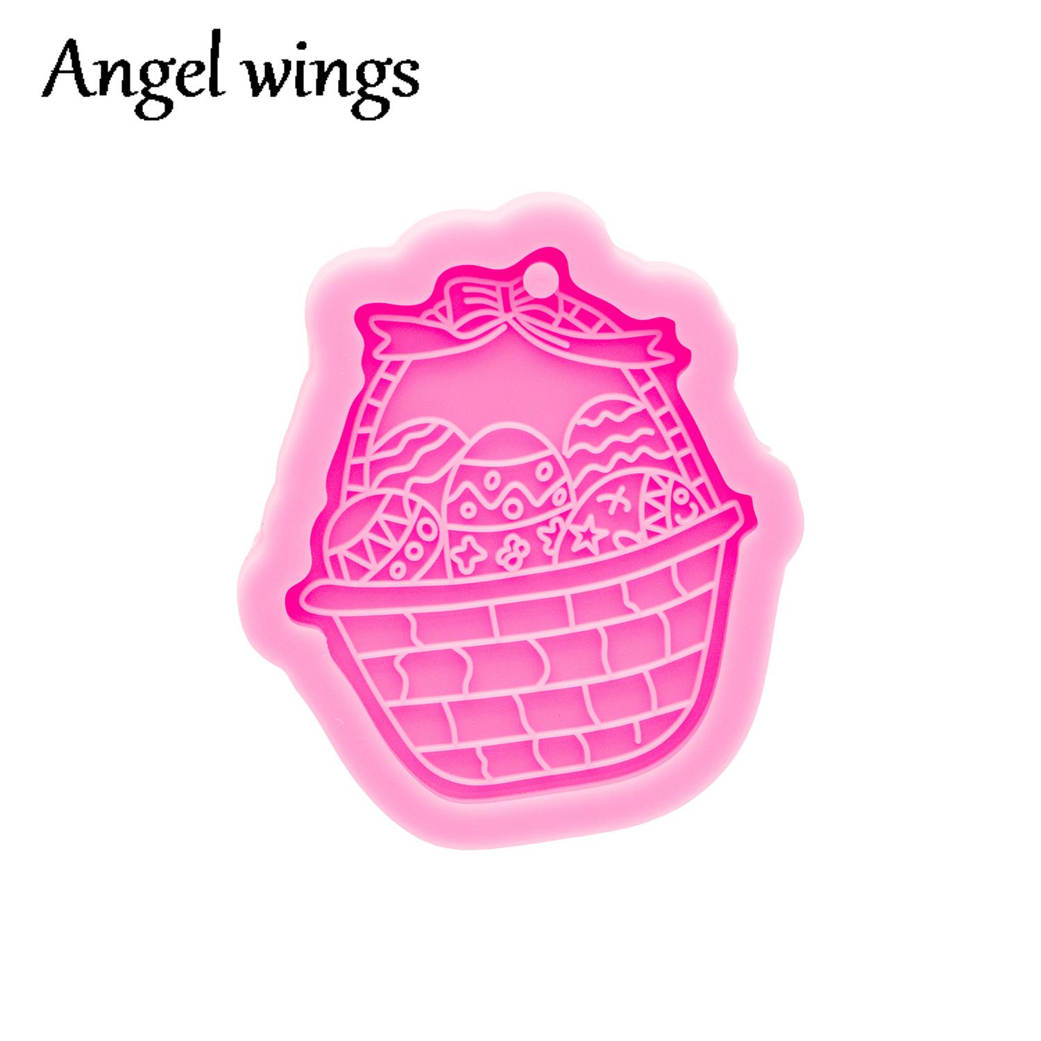 DY0943 Silicone Thỏ Phục Sinh/ - đánh giá và giá Resin Art A Keychain