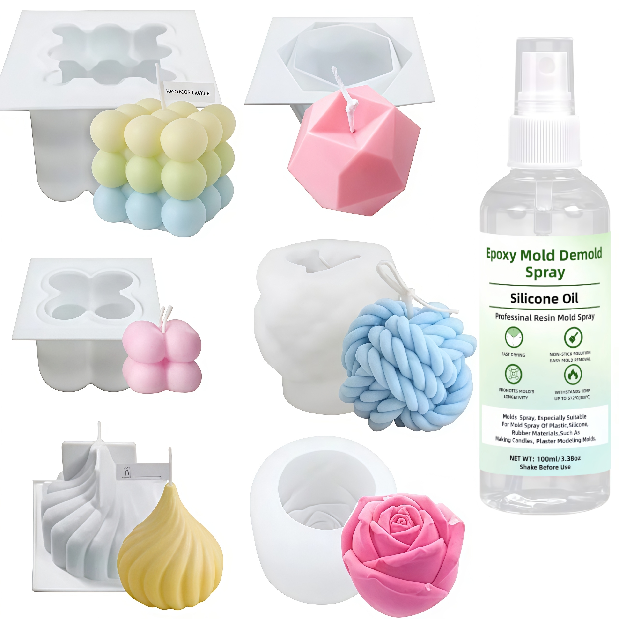 Epoxy Mold Demoulding Spray, E - đánh giá và giá Release Spray Silicone
