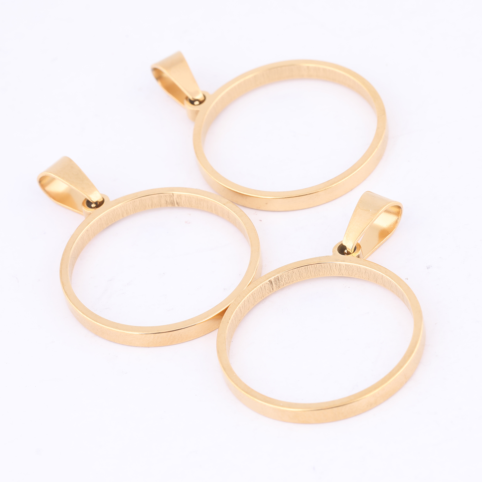 10pcs 25mm Round Open Bezel Ch - đánh giá và giá Resin Art Pendant
