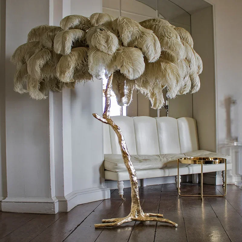 Modern Led Ostrich Feather Flo - đánh giá và giá Resin Art In Floor