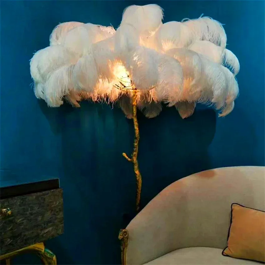 Modern Led Ostrich Feather Flo - đánh giá và giá Resin Art In Floor