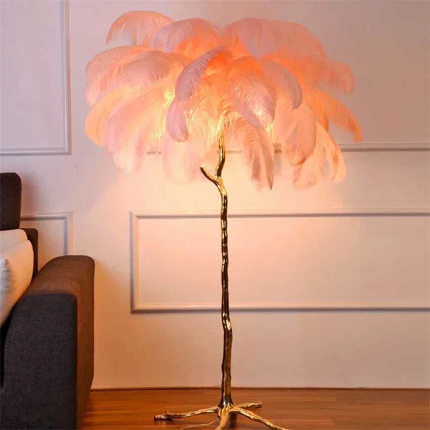 Modern Led Ostrich Feather Flo - đánh giá và giá Resin Art In Floor