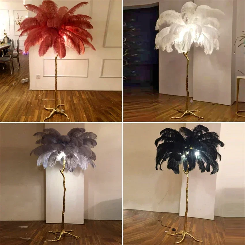 Modern Led Ostrich Feather Flo - đánh giá và giá Resin Art In Floor