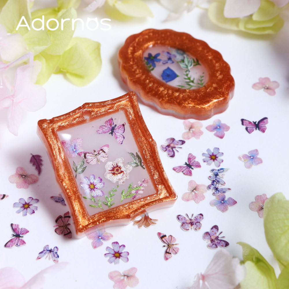 180pcs/box Wood Pulp Flowers C - đánh giá và giá Resin Art And Jewelry