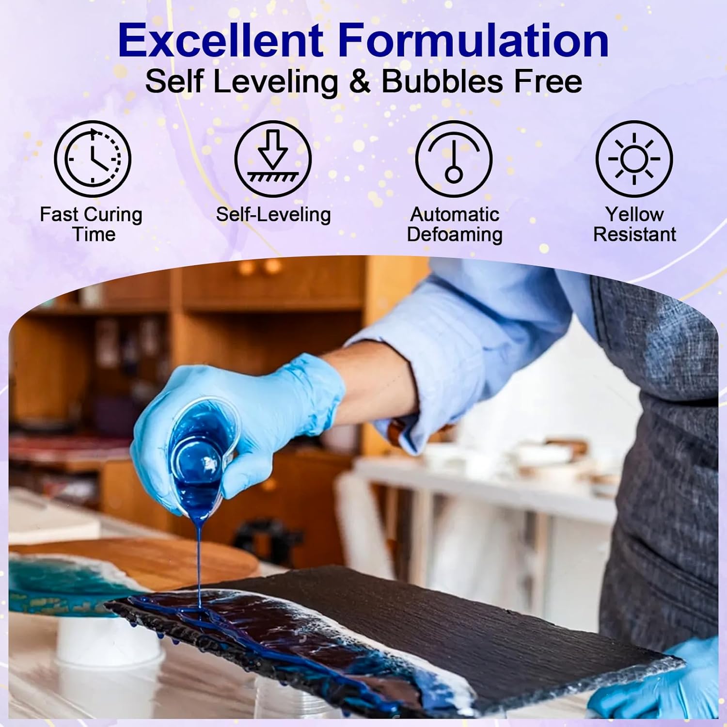 Clear Epoxy Resin AB Glue Hard - đánh giá và giá Epoxy Resin Ab