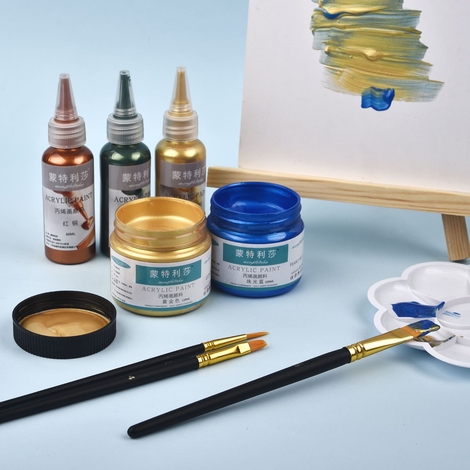 7 Colors 60ml/Bottle Metallic  - đánh giá và giá Resin Art And Jewelry
