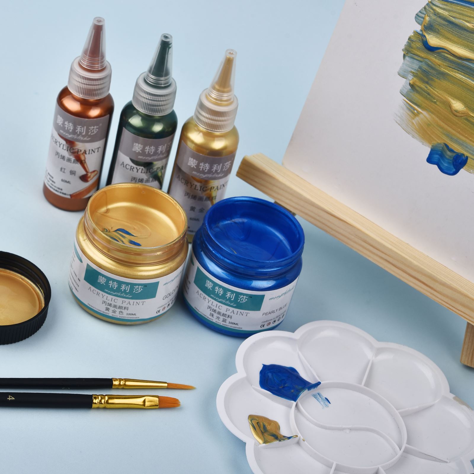 7 Colors 60ml/Bottle Metallic  - đánh giá và giá Resin Art And Jewelry