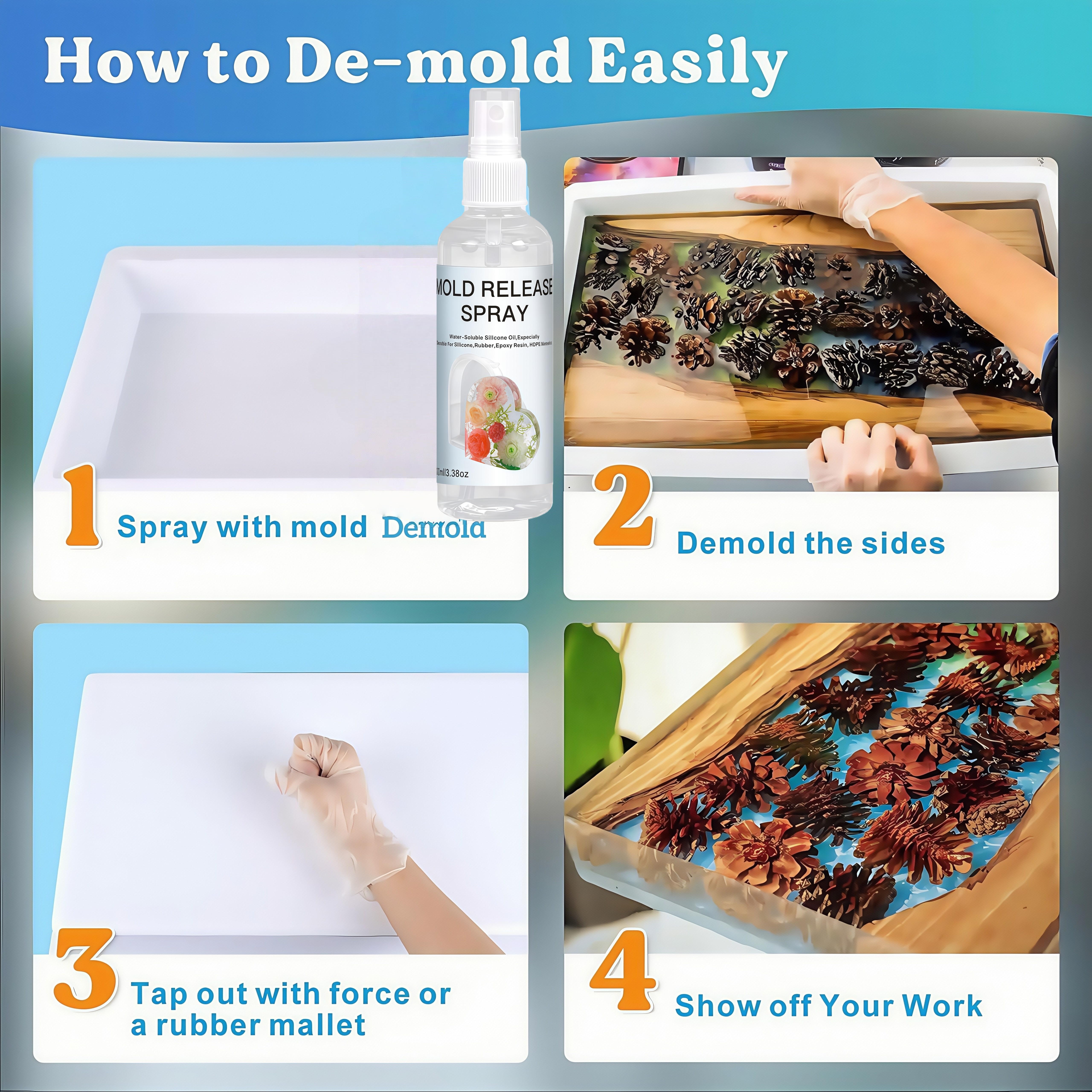 [mold demold spray] Non-Stick  - đánh giá và giá Release Spray Silicone
