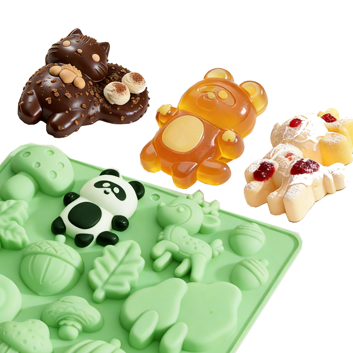 1 Silicone Cake Mold in the Sh - đánh giá và giá Resin Art And Craft