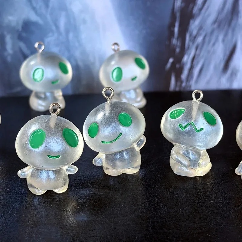 7Pcs Glow In The Dark Alien Re - đánh giá và giá Resin Art Pendant