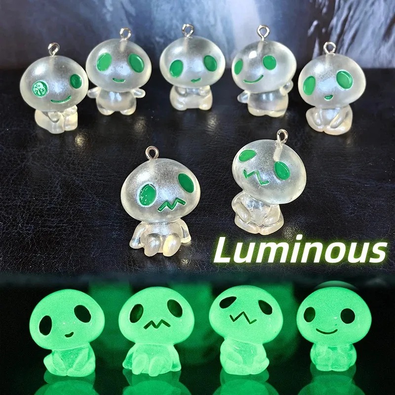 7Pcs Glow In The Dark Alien Re - đánh giá và giá Resin Art Pendant