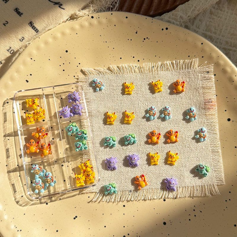 Pokemon nail art accessories,  - đánh giá và giá Resin Art And Decor