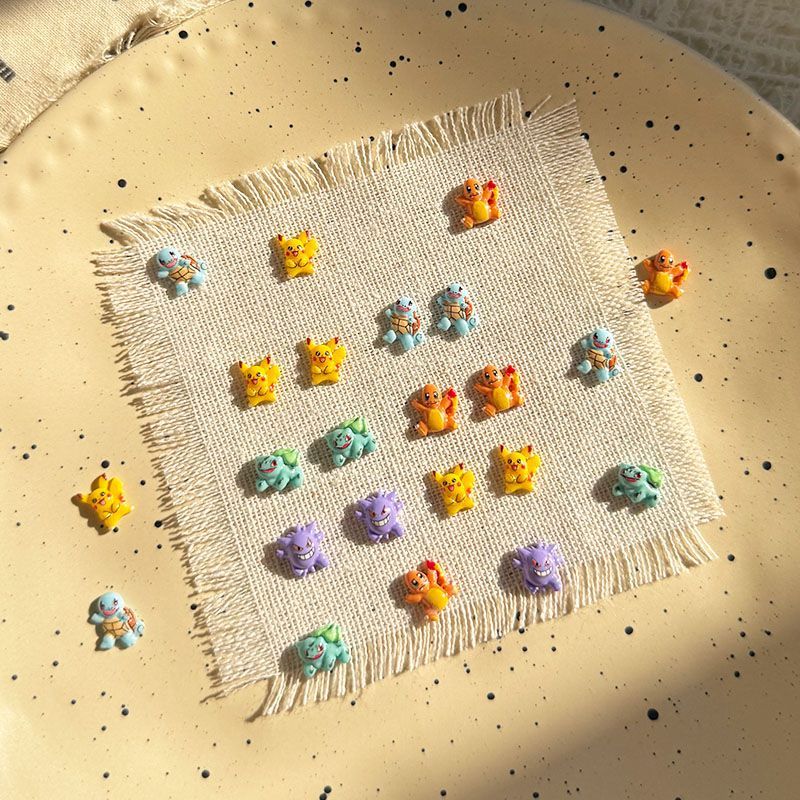 Pokemon nail art accessories,  - đánh giá và giá Resin Art And Decor