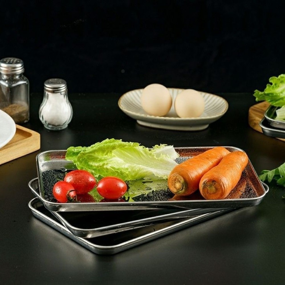 Food Grade Stainless Steel Tra - đánh giá và giá Tray Mold Rectangle