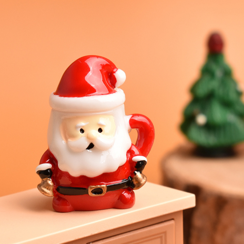 Mini Santa Teacup Ornament - R - đánh giá và giá Resin Art And Craft