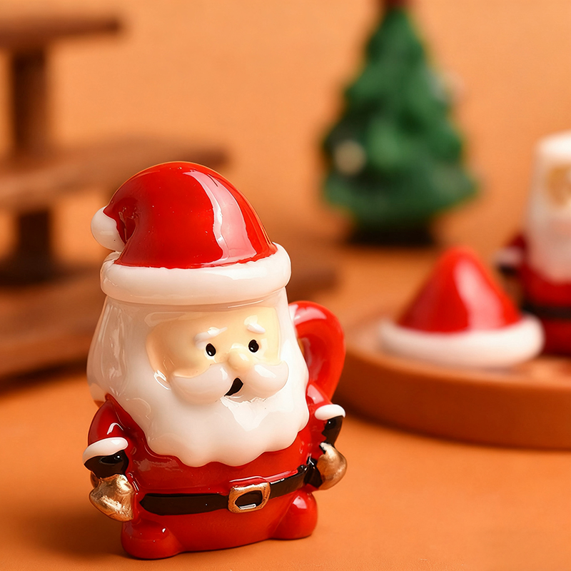 Mini Santa Teacup Ornament - R - đánh giá và giá Resin Art And Craft