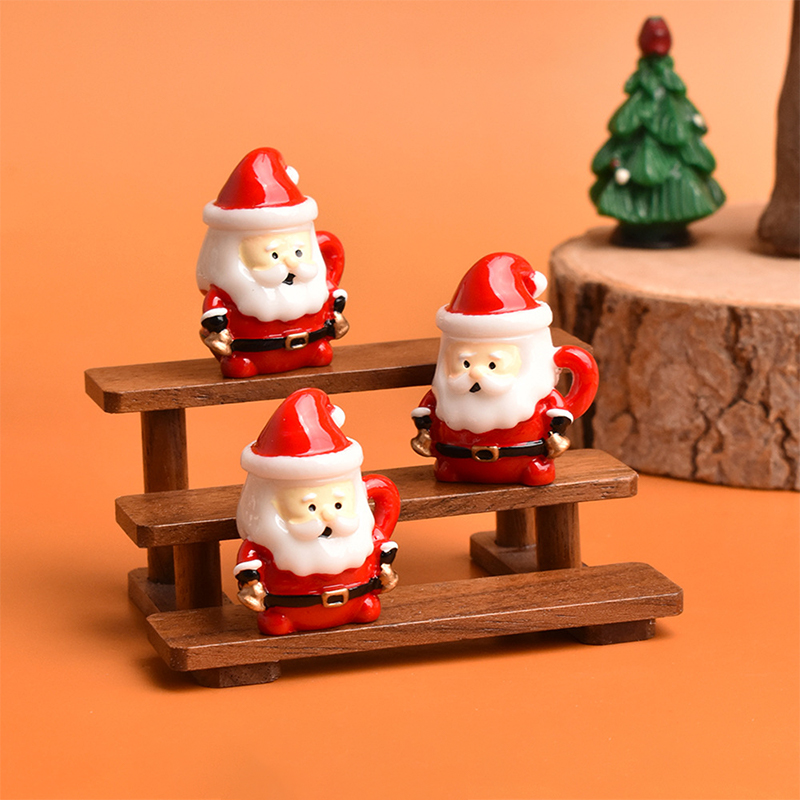 Mini Santa Teacup Ornament - R - đánh giá và giá Resin Art And Craft