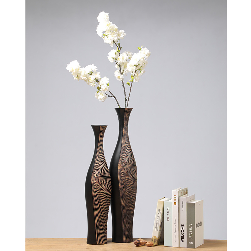 Retro Tall Resin Floor Vase, E - đánh giá và giá Resin Art In Floor