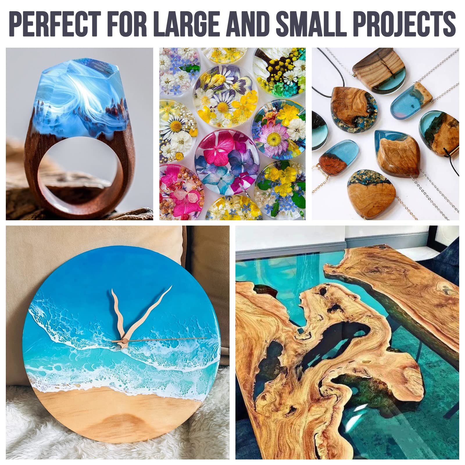 Epoxy Resin Kits Set, Art Kit  - đánh giá và giá Resin Art Workshop