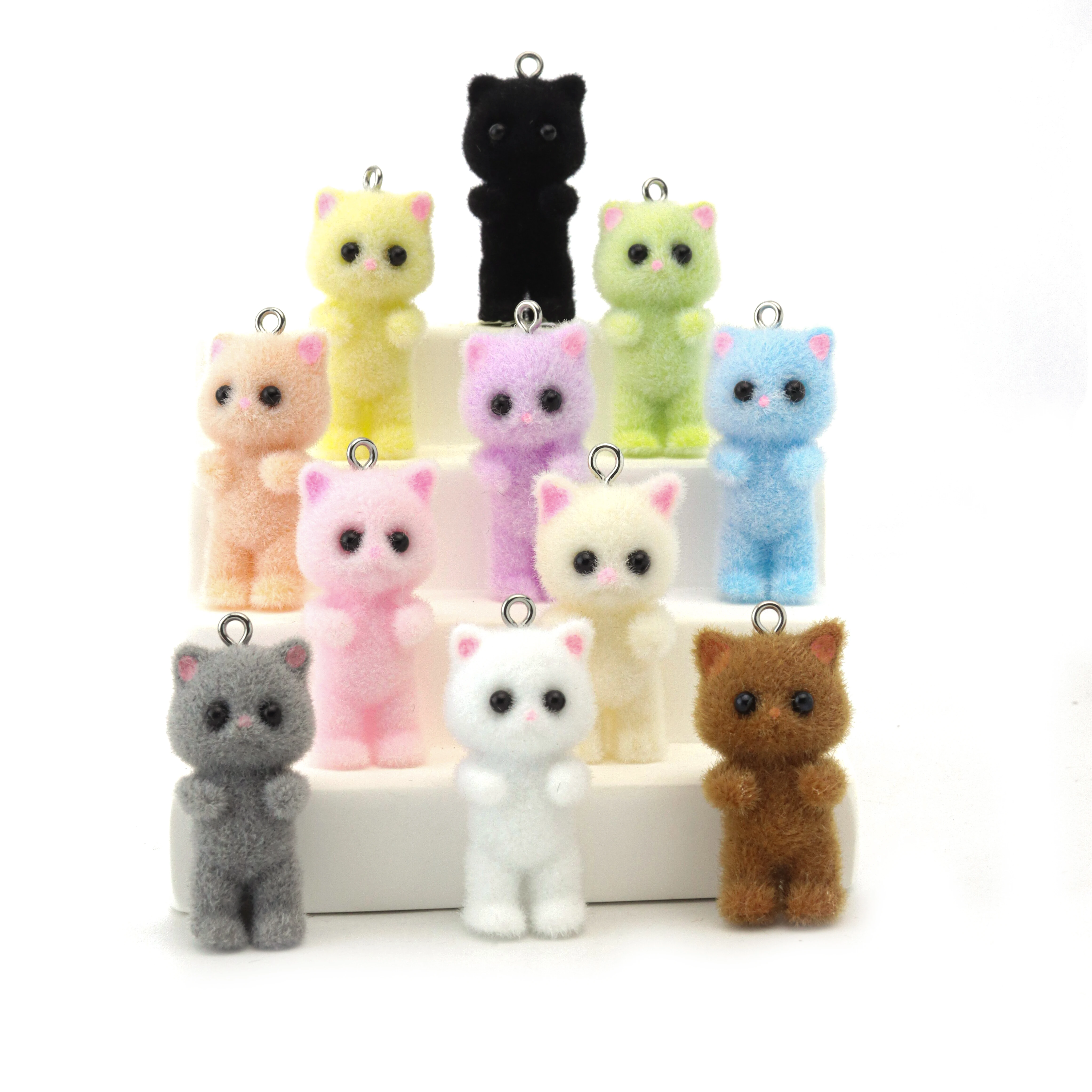 33PCS Cat Pendant Kawaii 3D Fl - đánh giá và giá Resin Art And Craft