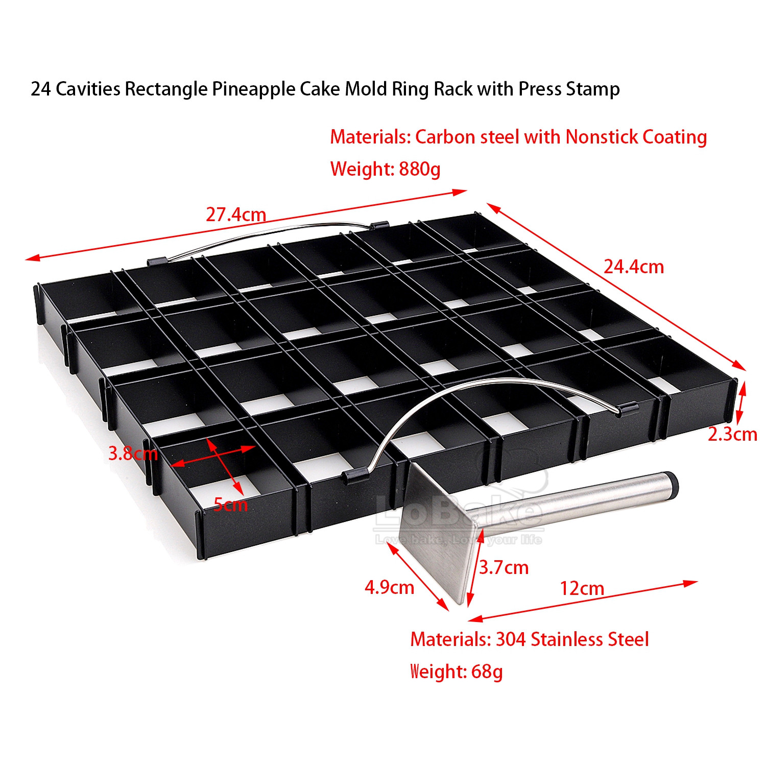 24 Cavities Rectangle Pineappl - đánh giá và giá Tray Mold Rectangle