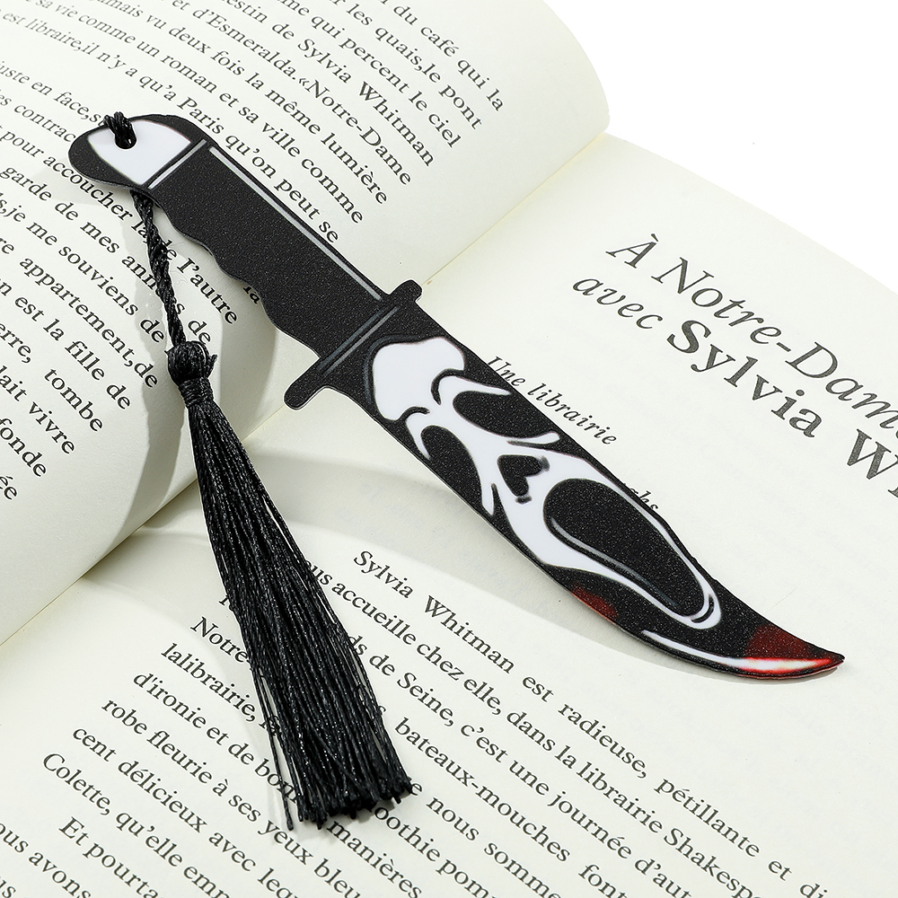Horror Movie Character Knife B - đánh giá và giá Resin Art Bookmark