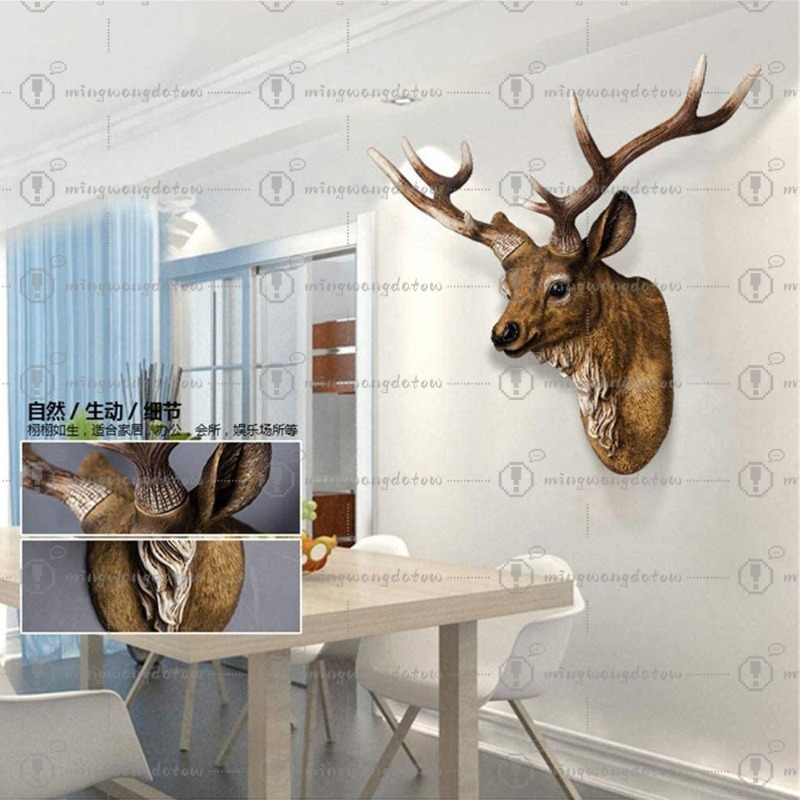 Faux Deer Head 17 inch Faux An - đánh giá và giá Resin Art And Decor
