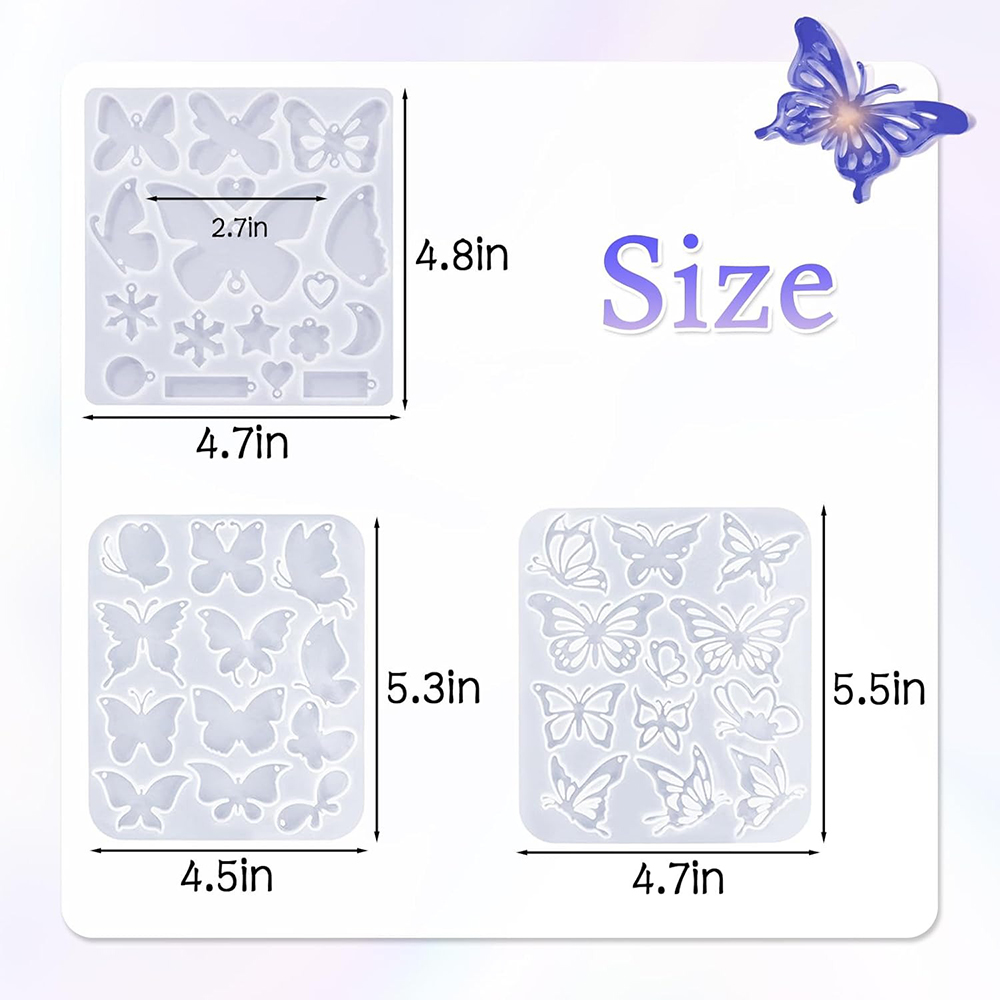Resin Earring Molds Butterfly  - đánh giá và giá Resin Art A Keychain