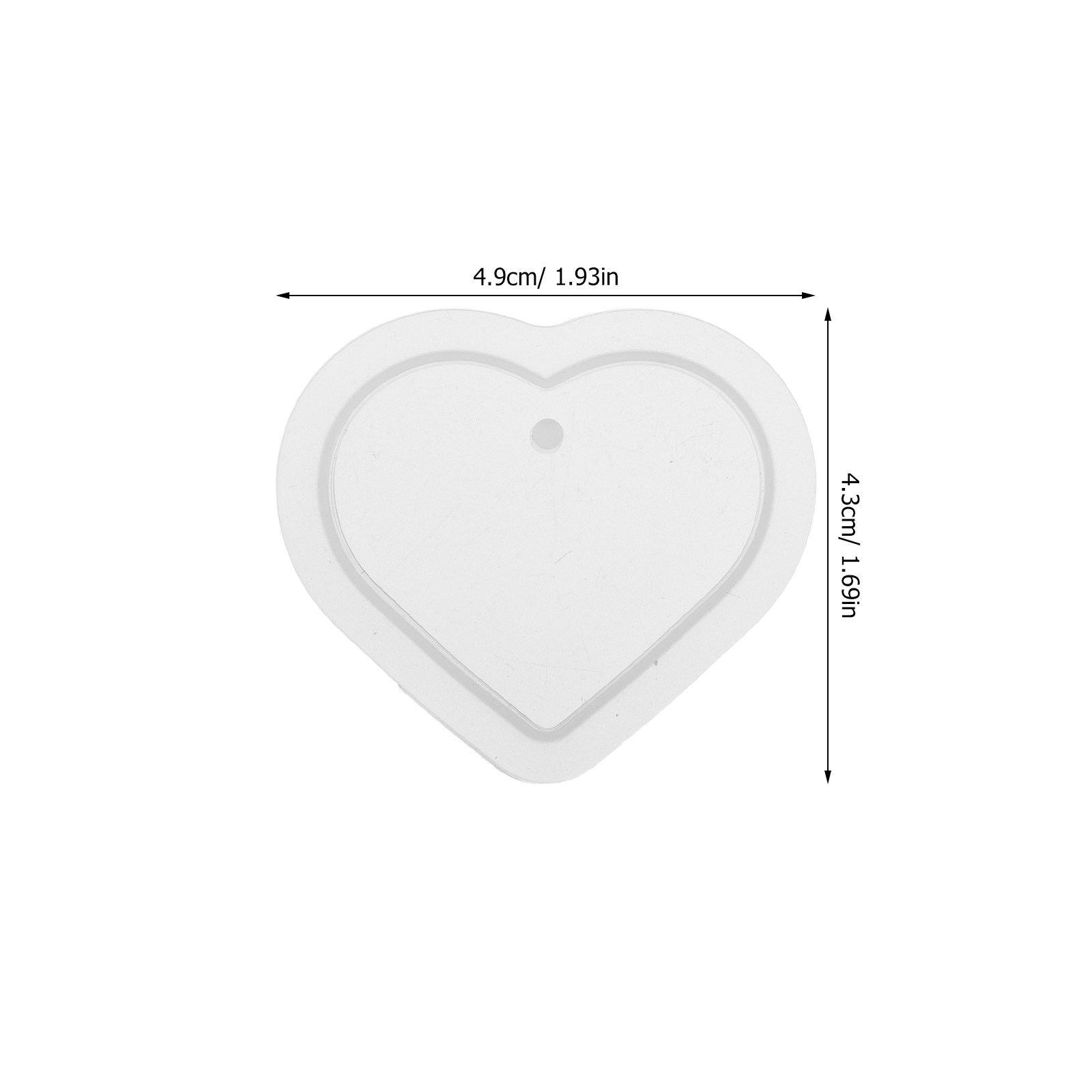 6Pcs Heart Resin Silicone Mold - đánh giá và giá Resin Art A Keychain